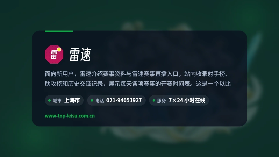 走进雷速